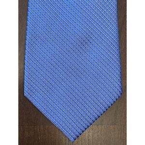 Croft & Barrow Blue 85% Silk 15% Polyester Men’s Neck Tie Made In China